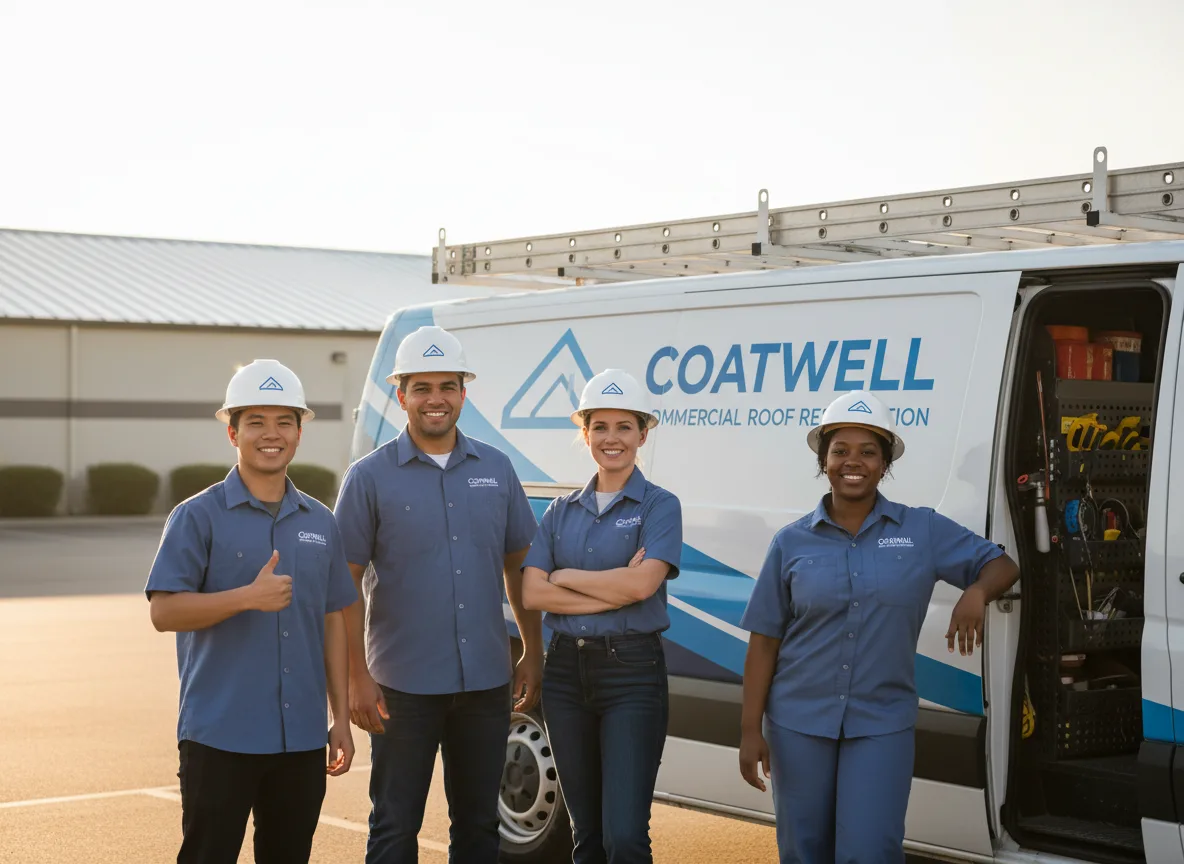 Commercial roof coating company in Beaverdam, OH